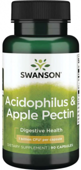Swanson Swanson Acidophilus & Apple Pectin, 90 капс. 