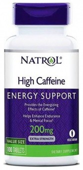Natrol Natrol Caffeine High 200mg, 100 табл. 