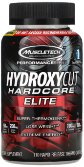 MuscleTech MuscleTech Hydroxycut Hardcore Elite, 110 капс. Жиросжигатель