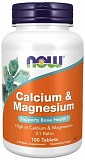 NOW Calcium & Magnesium, 100 таб.