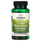 Swanson Full Spectrum Triple Mushroom Complex, 60 капс.
