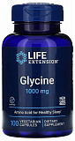 LIFE Extension Glycine 1000 мг, 100 капс.