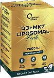 Optimum System Gold Series D3 + MK7 Liposomal Forte, 60 капс.