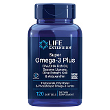 Life Extension Super Omega-3 EPA/DHA Sesame Lignans & Olive Extract, Krill & Astaxanthin, 120 капс.