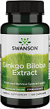Swanson Ginkgo Biloba Extract - Standardized 60 mg, 120 капс.