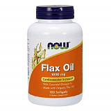 NOW Flax Oil 1000, 100 капс.