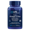 Life Extension Super Omega-3 EPA/DHA Sesame Lignans & Olive Extract, Krill & Astaxanthin, 120 капс.