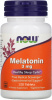 NOW Melatonin 3 мг, 120 таб.