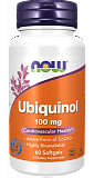 Now Ubiquinol 100 mg, 60 капс.