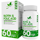 NaturalSupp Biotin + Folic Acid + Omega 3, 60 капс.