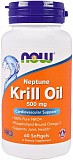 NOW Krill Oil Neptune 500 mg, 60 капс.