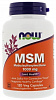 NOW NOW M.S.M 1000 mg, 120 капс. 