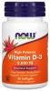 NOW Vitamin D-3 2000 IU, 30 капс.