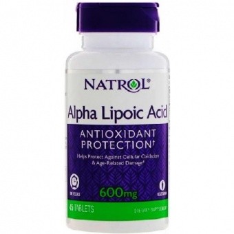 Natrol Natrol Alpha Lipoic Acid 600 мг, 45 таб. 