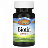 Carlson Labs Biotin 5000, 50 капс.
