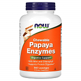 Now Papaya Enzyme Chewable, 360 таб.