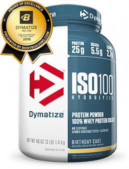 Dymatize Nutrition Dymatize Nutrition ISO-100, 1362 г Протеин сывороточный гидролизат