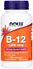 NOW NOW Vitamin B-12 1000 mcg, 250 шт. 