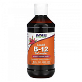 NOW Vitamin B 12, LIQUID B-COMPLEX 8 OZ, 237мл
