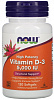 NOW NOW Vitamin D-3 5000 IU, 240 капс. 