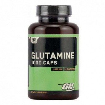 Optimum Nutrition Optimum Nutrition Glutamine Caps Dietary Supplement, 60 капс. Глютамин