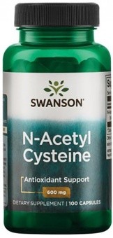 Swanson Swanson Nac N-Acetyl Cysteine 600 mg, 100 капс. 