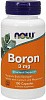 NOW NOW Boron 3 мг, 100 капс. 