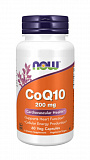 NOW CoQ10 200 мг, 60 капс.