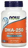 NOW DHA- 250 mg, 120 капс.