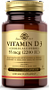 Solgar Solgar Vitamin D3 (Cholecalciferol) 55 mcg (2200 IU), 50 капс. Solgar Solgar Vitamin D3 (Cholecalciferol) 55 mcg (2200 IU), 50 капс.