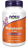 NOW Melatonin 3 мг, 180 капс.