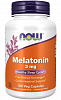 NOW NOW Melatonin 3 мг, 90 таб. 