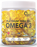 Optimum System Omega-3 Platinum Fish Oil, 500 капс