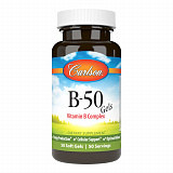 Carlson Labs B-50 Gels, 50 капс.