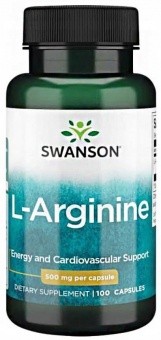 Swanson L-Arginine 500 mg 