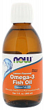 NOW Omega 3 fish oil (Lemon), 200 мл