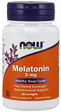 NOW Melatonin 3 мг, 90 таб.