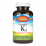 Carlson Labs Vitamin K2 MK-7, 180 капс.