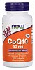 NOW NOW CoQ10 50 мг + Vit E, 100 капс. Коэнзим Q10