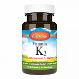 Carlson labs Vitamin K2 MK-7, 90 капс.