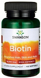 Swanson  Biotin-Hi Protency 10 000 mcg, 60 капс.