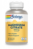 Solaray Magnesium Citrate 400мг, 180 капс.