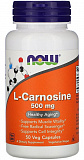 Now L-Carnosine 500 mg, 50 капс.