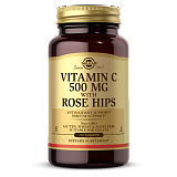 Solgar Vitamin C 500 mg With Rose Hips, 250 таб.