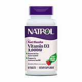 Natrol Vitamin D3 2000 МЕ Fast Dissolve, 90 таб.