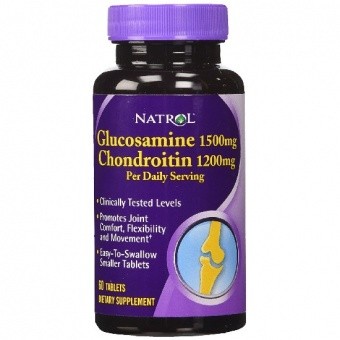 Natrol Glucosamine 1500 mg Chondroitin 1200 mg, 60 таб 