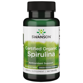Swanson Greens Spirulina 500 mg		 