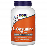 Now L-Citrulline 750 mg, 180 капс.
