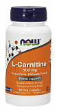 NOW L-Carnitine 500 mg, 60 капс.