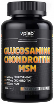 VP Laboratory VP Laboratory Glucosamine Chondroitin MSM, 180 таб. Глюкозамин Хондроитин МСМ